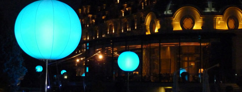 Ballon LED - Lausanne Palace