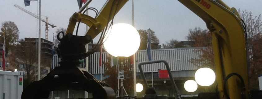 Ballon Lumineux - Éclairage lors de travaux