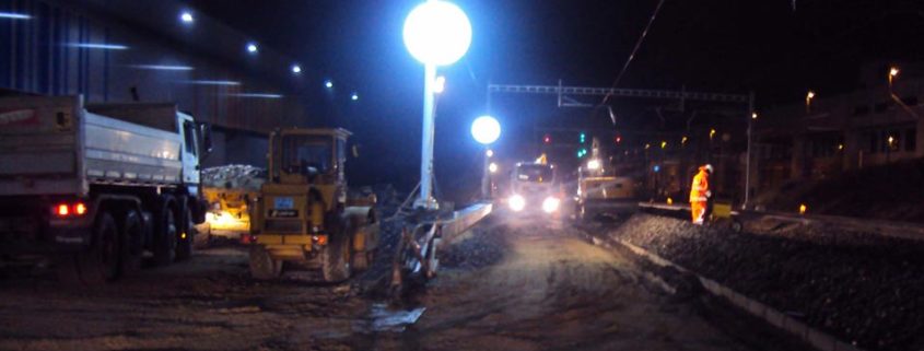 Ballon Lumineux - Éclairage lors de travaux