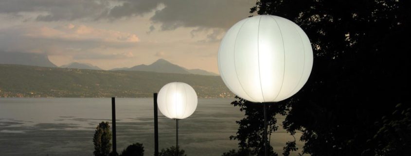 Ballon Lumineux - Dans le vignoble