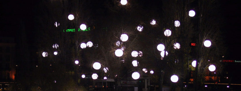 Ballon Lumineux - Christmas Tree Festival - Genève