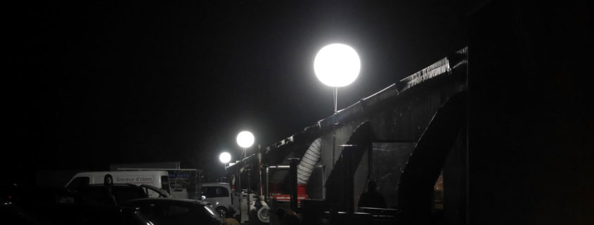 Ballon Lumineux - Comptoir Broyard - Sortie arrière des cantines