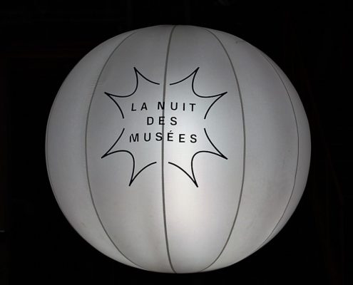 Ballon lumineux nuit des musées